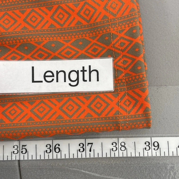 Skhoop Dress Women's X Large XL Orange Grey Geometric Pattern Bra Athletic - Picture 16 of 16